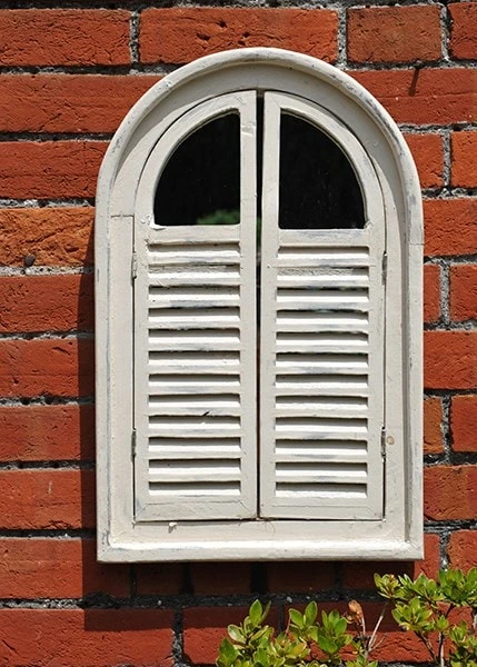 Garden Wall Mirror With Shutters 4 Garden Wall Mirror With Shutters - Image 2