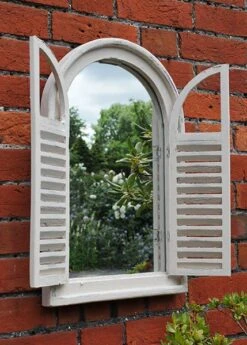 Garden Wall Mirror With Shutters 9 Garden Wall Mirror With Shutters -KANG Plants Shop pr2000005168 card4 lg