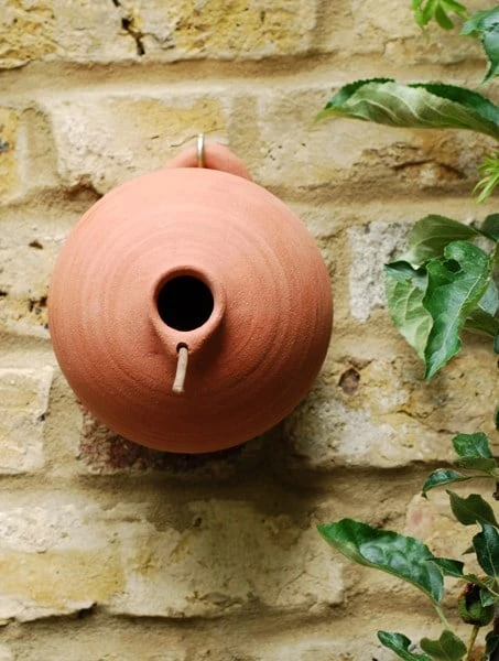 Blue Tit Terracotta Bird Pot 4 Blue Tit Terracotta Bird Pot - Image 2