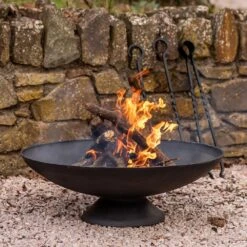 Cast Iron Disc Fire Pit - Large 14 Cast Iron Disc Fire Pit - Large -KANG Plants Shop pr2000014001 card5 lg