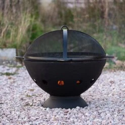 Cast Iron Fire Pit With Grill -KANG Plants Shop pr2000019246 card3 lg