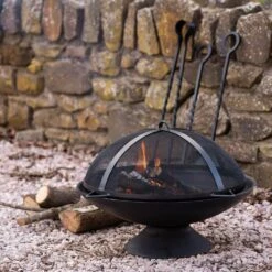 Cast Iron Disc Fire Pit - Small -KANG Plants Shop pr2000020658 card3 lg
