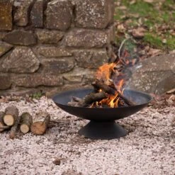 Cast Iron Disc Fire Pit - Small -KANG Plants Shop pr2000020658 card4 lg