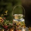 Mercury Glass Jar Lantern -KANG Plants Shop pr2000027869
