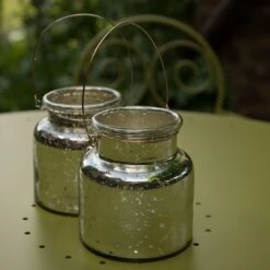 Mercury Glass Jar Lantern -KANG Plants Shop pr2000027869 card3 lg