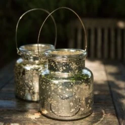 Mercury Glass Jar Lantern -KANG Plants Shop pr2000027869 card5 lg
