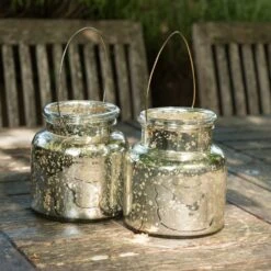 Mercury Glass Jar Lantern -KANG Plants Shop pr2000027869 card9 lg