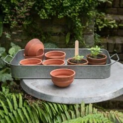 Terracotta Grow Pots - Set Of 8 With Tray -KANG Plants Shop pr2000028372 card3 lg