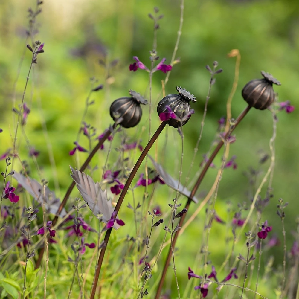Poppy Seed Head Stake - Small Seed Head 9 Poppy Seed Head Stake - Small Seed Head - Image 7