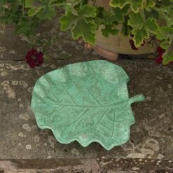 Verdigris Leaf Bird Bath 10 Verdigris Leaf Bird Bath -KANG Plants Shop pr2000028402 card4 lg
