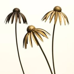 Echinacea Plant Stake - Antique Brass -KANG Plants Shop pr2000028406 card4 lg