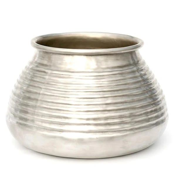 Ribbed Aluminium Pot 3 Ribbed Aluminium Pot - Image 2
