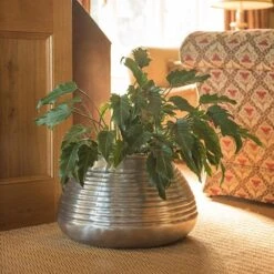 Ribbed Aluminium Pot 7 Ribbed Aluminium Pot -KANG Plants Shop pr2000028416 card3 lg