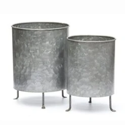 Galvanised Planter On Legs -KANG Plants Shop pr2000028785 card2 lg