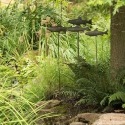 Antique Pewter Metal Trout Stake -KANG Plants Shop pr2000028881 card8 lg