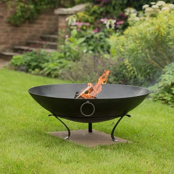 Iron Disc Fire Pit Bowl With Tripod Base 7 Iron Disc Fire Pit Bowl With Tripod Base - Image 5