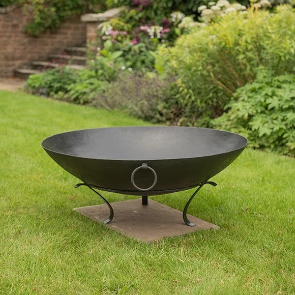 Iron Disc Fire Pit Bowl With Tripod Base 8 Iron Disc Fire Pit Bowl With Tripod Base - Image 6