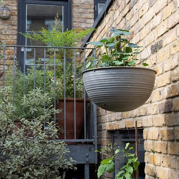 Hanging Aged Ribbed Bowl 4 Hanging Aged Ribbed Bowl - Image 2