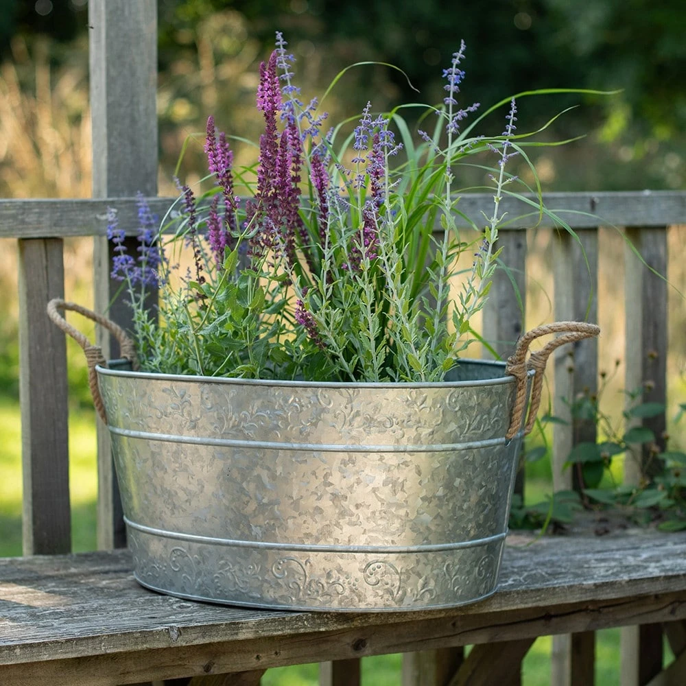 Galvanised Trough For Plants Or Drinks 9 Galvanised Trough For Plants Or Drinks - Image 7