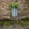 Tall Galvanised Planter With Stand -KANG Plants Shop pr2000031504