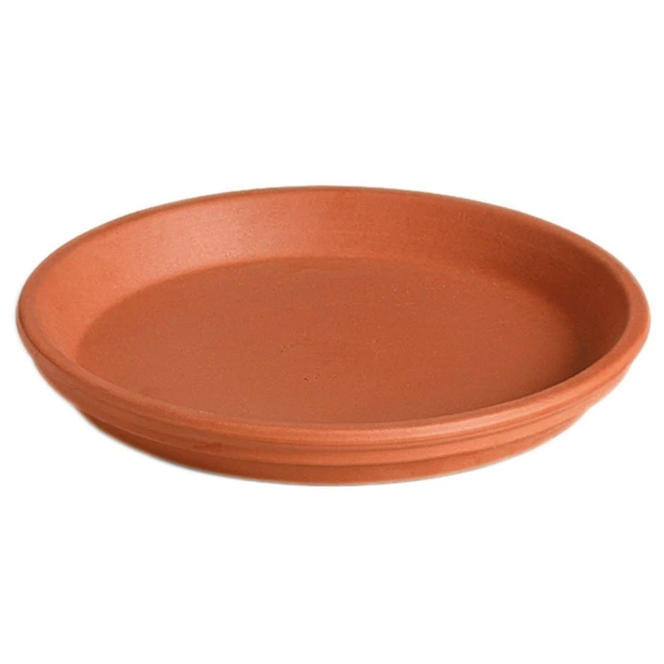 Water-resistant Italian Terracotta Saucer For Bowls 3 Water-resistant Italian Terracotta Saucer For Bowls