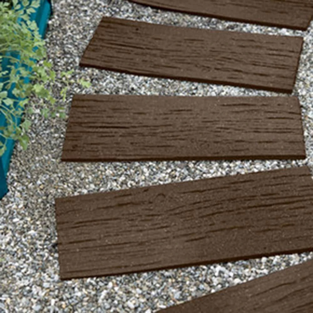 Recycled Rail Road Tile Stepping Stone 4 Recycled Rail Road Tile Stepping Stone - Image 2