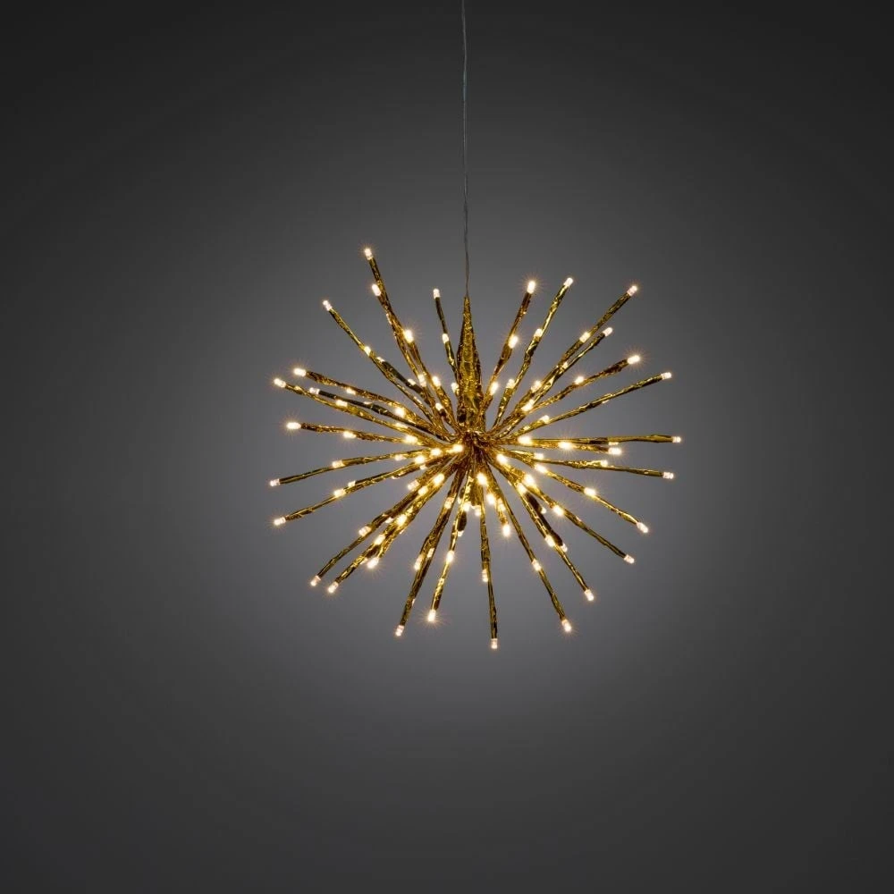 Starburst Hanging Light - Brass 4 Starburst Hanging Light - Brass - Image 2