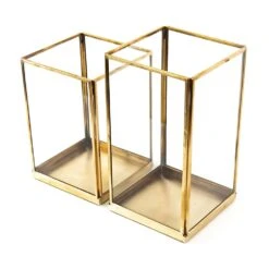 Simple Terrarium / Tealight Holder With Tray Base -KANG Plants Shop pr2000037497 card3 lg