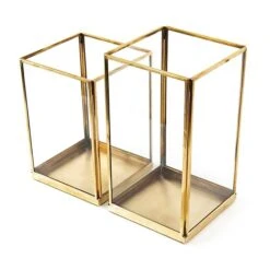 Simple Terrarium / Tealight Holder With Tray Base -KANG Plants Shop pr2000037497 card8 lg