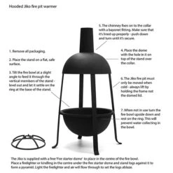 Hooded Jiko Fire Pit Warmer With FREE Fire Starter Dome 19 Hooded Jiko Fire Pit Warmer With FREE Fire Starter Dome -KANG Plants Shop pr2000037500 card9 lg
