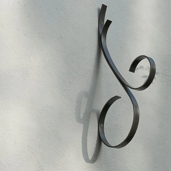 Scroll Wall Hook - Graphite 4 Scroll Wall Hook - Graphite - Image 2