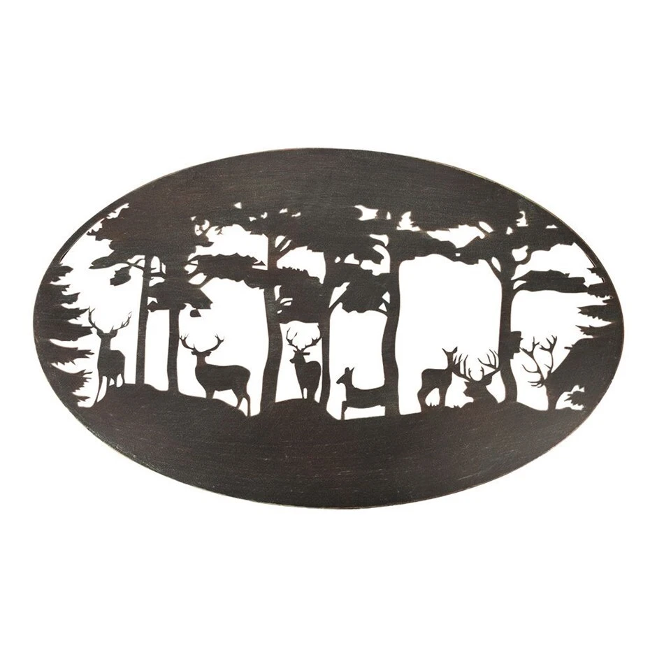 Deer Wall Art - Oval 3 Deer Wall Art - Oval