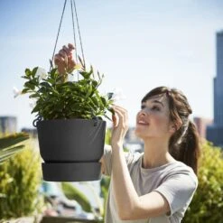 Greenville Hanging Basket Black -KANG Plants Shop pr2000038232 card4 lg