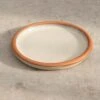 Glazed Terracotta Bird Bath Saucer - Oatmeal -KANG Plants Shop pr2000038881