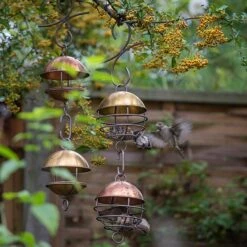 Brushed Copper Satellite Bird Seed Feeder 13 Brushed Copper Satellite Bird Seed Feeder -KANG Plants Shop pr2000040690 card5 lg
