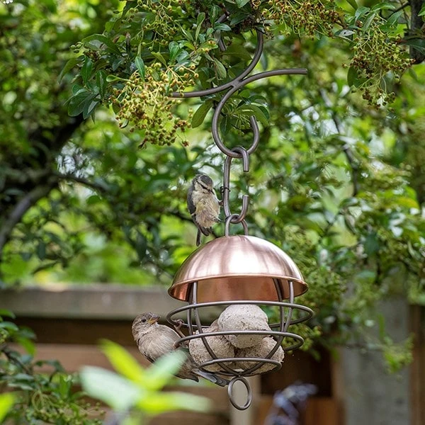 Brushed Copper Satellite Fat Ball Feeder 4 Brushed Copper Satellite Fat Ball Feeder - Image 2