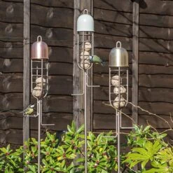 Garden Stake Fat Ball Feeder - Putty Grey 8 Garden Stake Fat Ball Feeder - Putty Grey -KANG Plants Shop pr2000041707 card2 lg