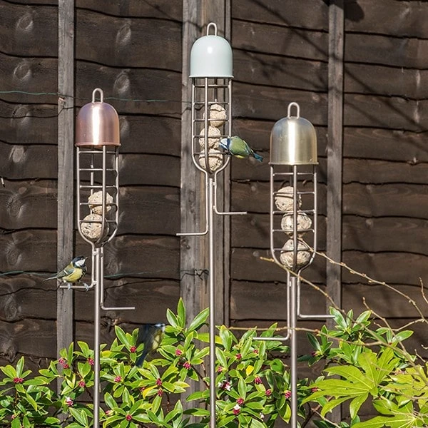 Garden Stake Fat Ball Feeder - Putty Grey 4 Garden Stake Fat Ball Feeder - Putty Grey - Image 2