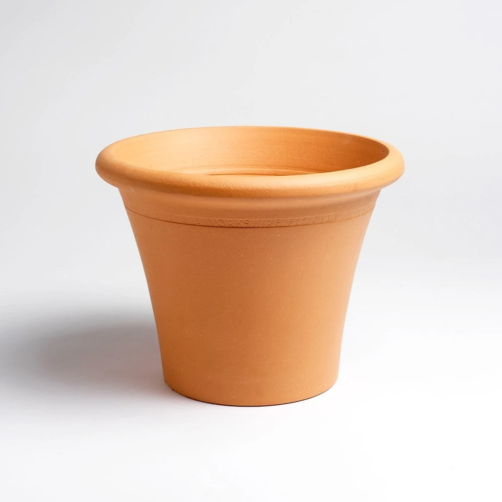 Terracotta Rimmed Pot Large 4 Terracotta Rimmed Pot Large - Image 2