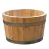 Hardwood Barrel Planter 1 Hardwood Barrel Planter -KANG Plants Shop pr2000044967