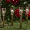 Damasque Stake Lights Bronze - Set Of 4 -KANG Plants Shop pr2000045133