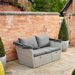 Daybed With Grey Cushions 7 Daybed With Grey Cushions -KANG Plants Shop pr2000045425 card2 lg