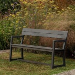 Mkaa Bench With Armrests - Three Seater -KANG Plants Shop pr2000046293 card4 lg