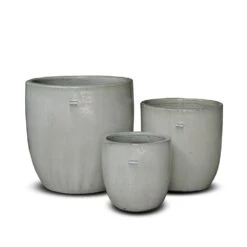 Glazed Ceramic Pot - White -KANG Plants Shop pr2000046300 card4 lg