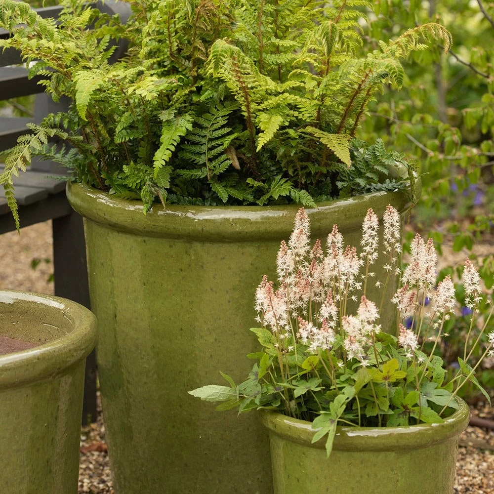 Glazed Ceramic Pot - Green 4 Glazed Ceramic Pot - Green - Image 2