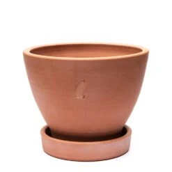 Terracotta Herb Pot And Saucer - Large -KANG Plants Shop pr2000046523 card3 lg