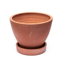 Terracotta Herb Pot And Saucer - Large -KANG Plants Shop pr2000046523 card4 lg