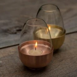 Tulip Tealight Holder - Copper -KANG Plants Shop pr2000046888 card2 lg