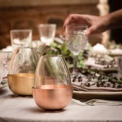 Tulip Tealight Holder - Copper -KANG Plants Shop pr2000046888 card5 lg