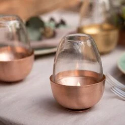 Tulip Tealight Holder - Copper -KANG Plants Shop pr2000046888 card7 lg